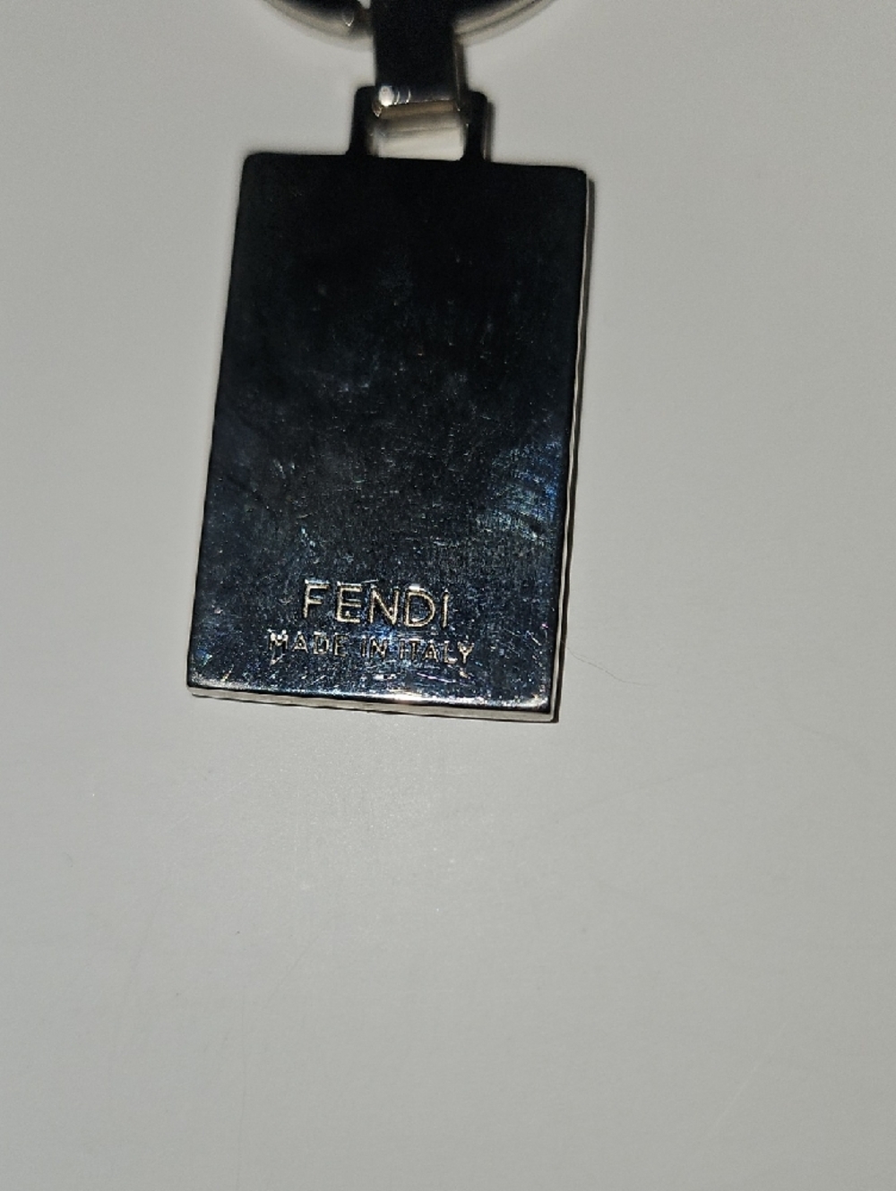 Fendi Rectangle Keychain Phone Accessory - Black - Picture 2 of 2